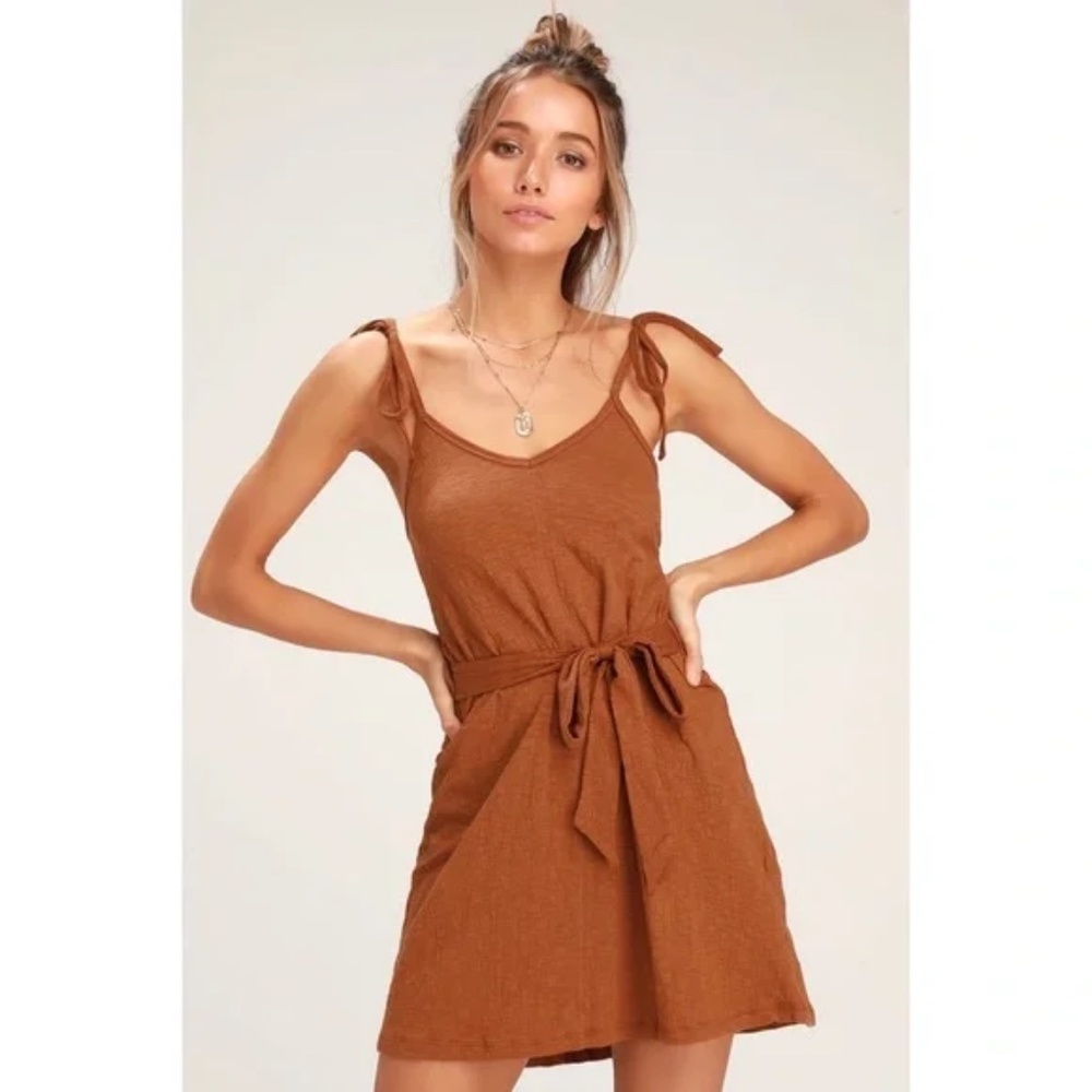 Billabong Going Steady Dress in Orange